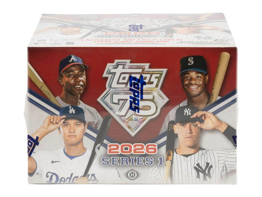 2026 Topps Series 1 Baseball Hobby Jumbo Box