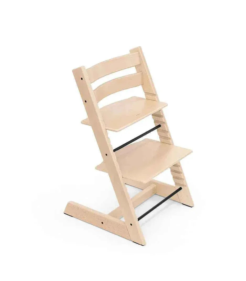 Tripp Trapp High Chair Bundle with Tripp Trapp Newborn Set in Beech Wood
